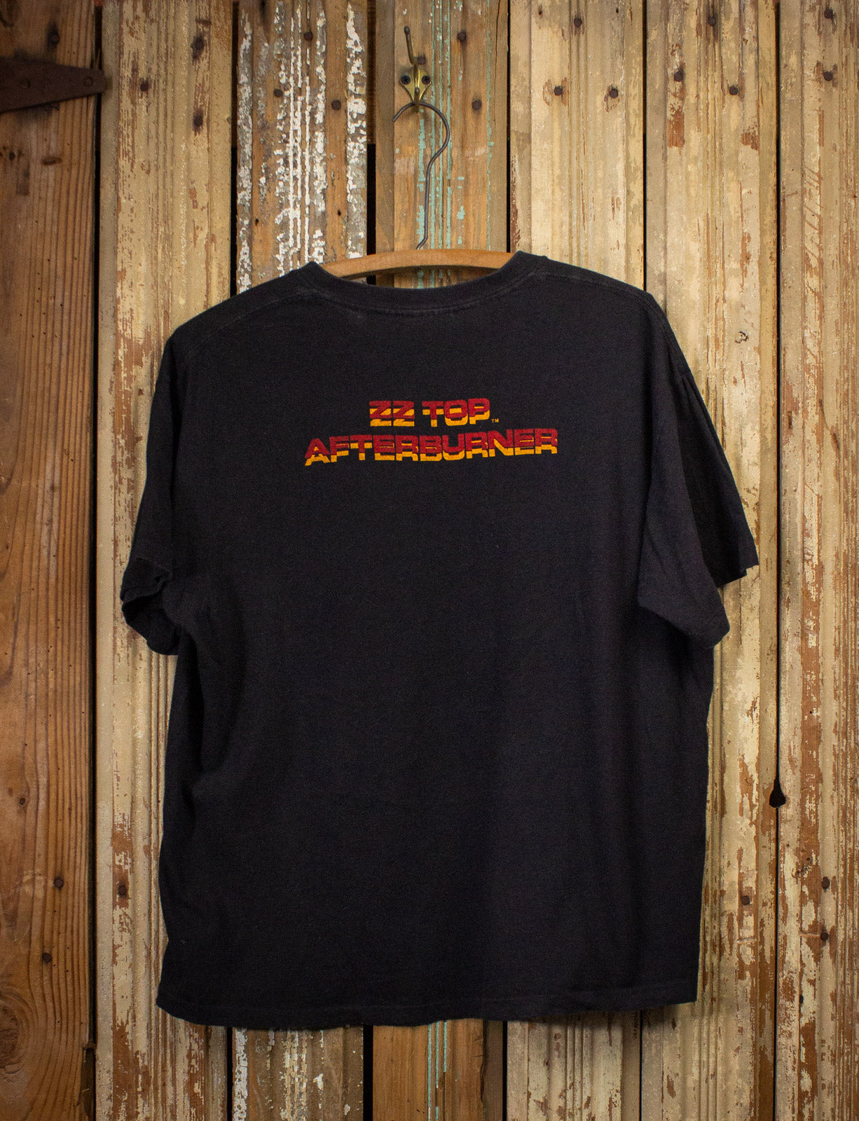 Vintage ZZ Top Afterburner Concert T Shirt 1984 Black XL
