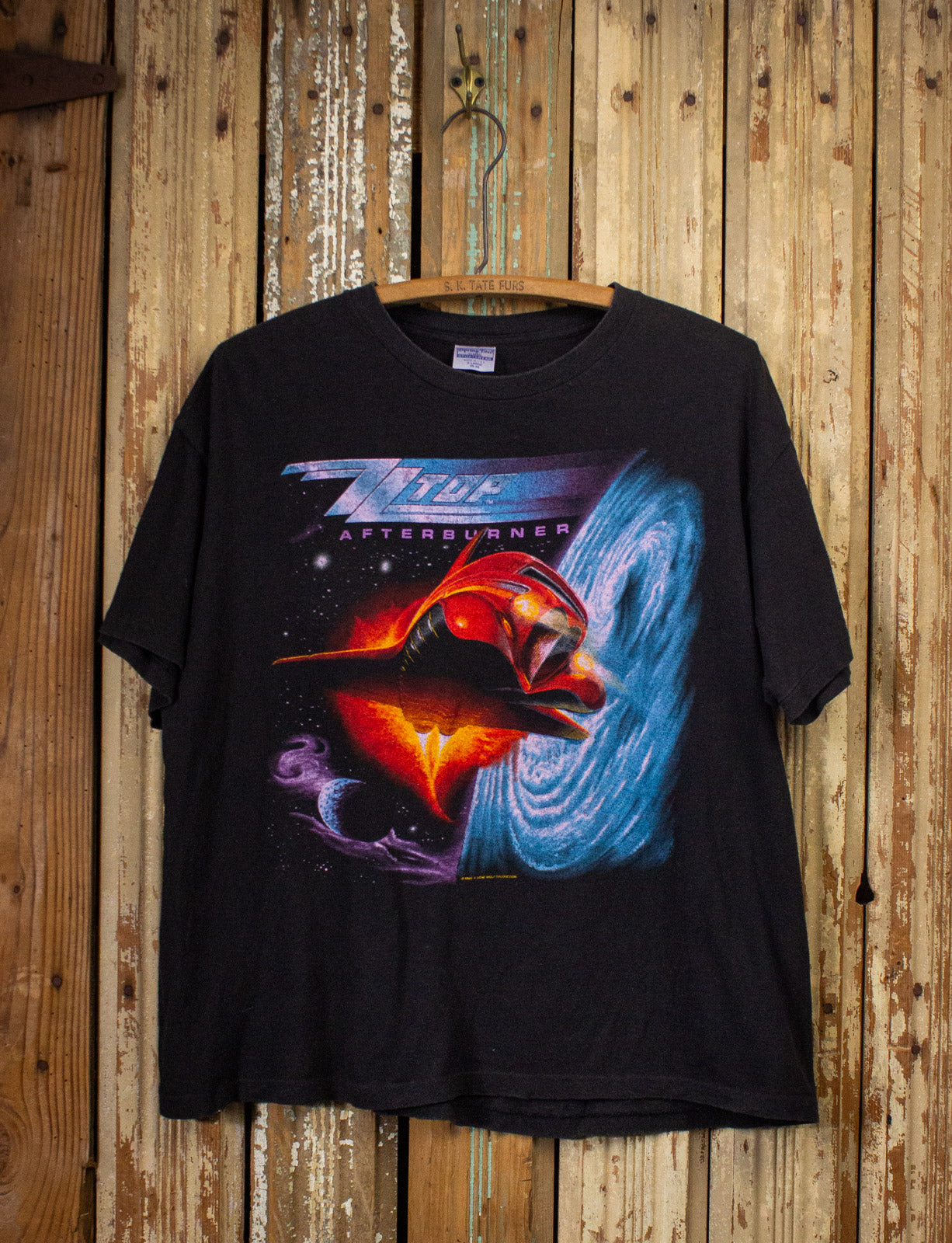 Vintage ZZ Top Afterburner Concert T Shirt 1984 Black XL