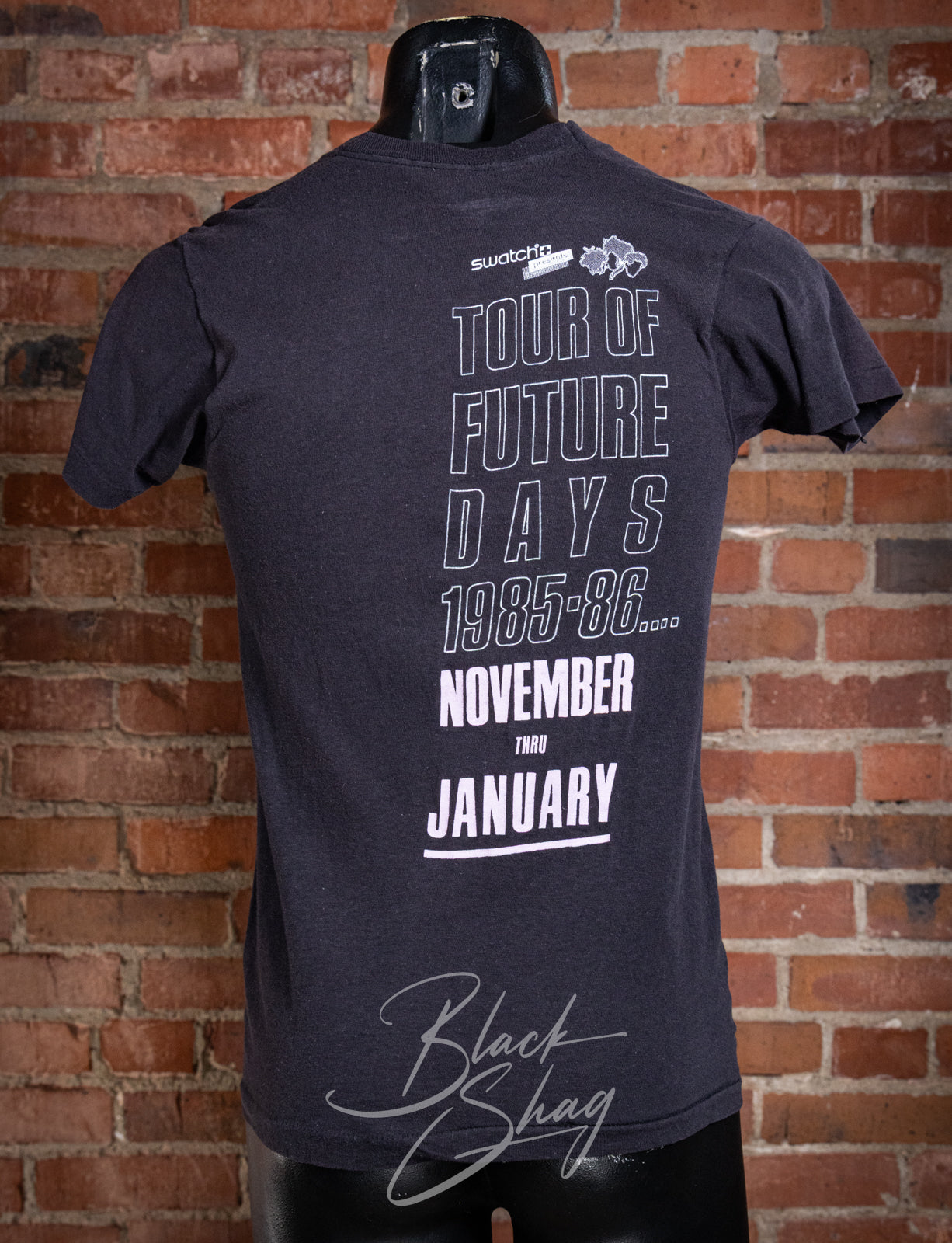 Vintage 1985-86 Thompson Twins Future Days Concert T Shirt XS