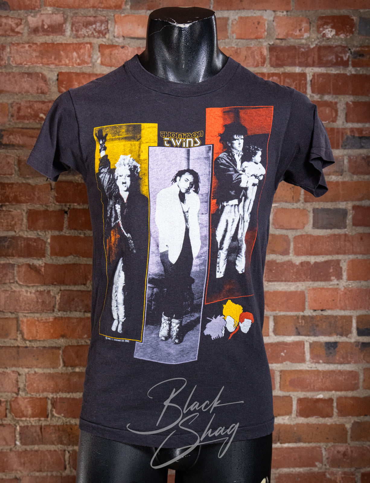 Vintage 1985-86 Thompson Twins Future Days Concert T Shirt XS