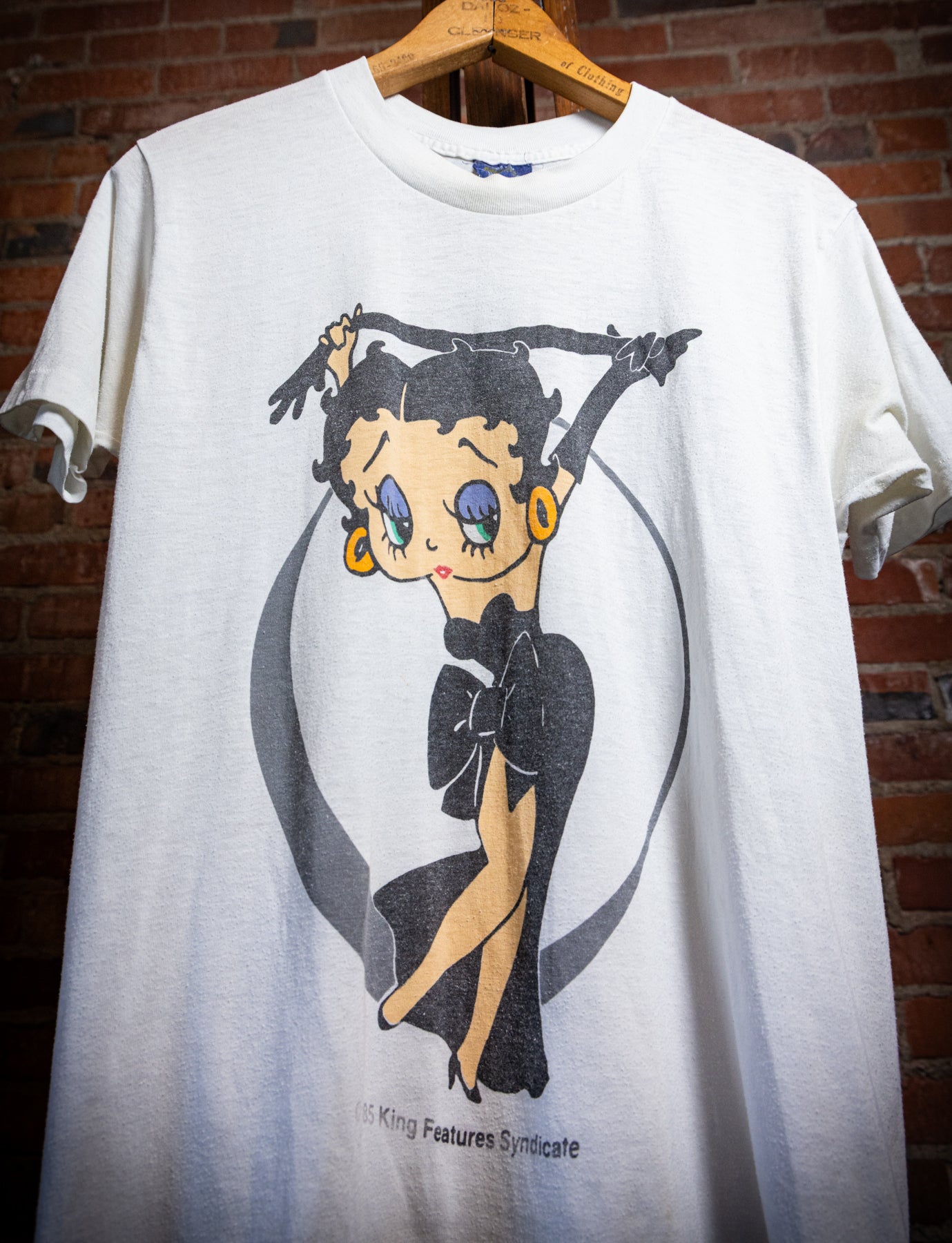 Vintage 1985 Betty Boop Seduction Graphic T Shirt Small – Black