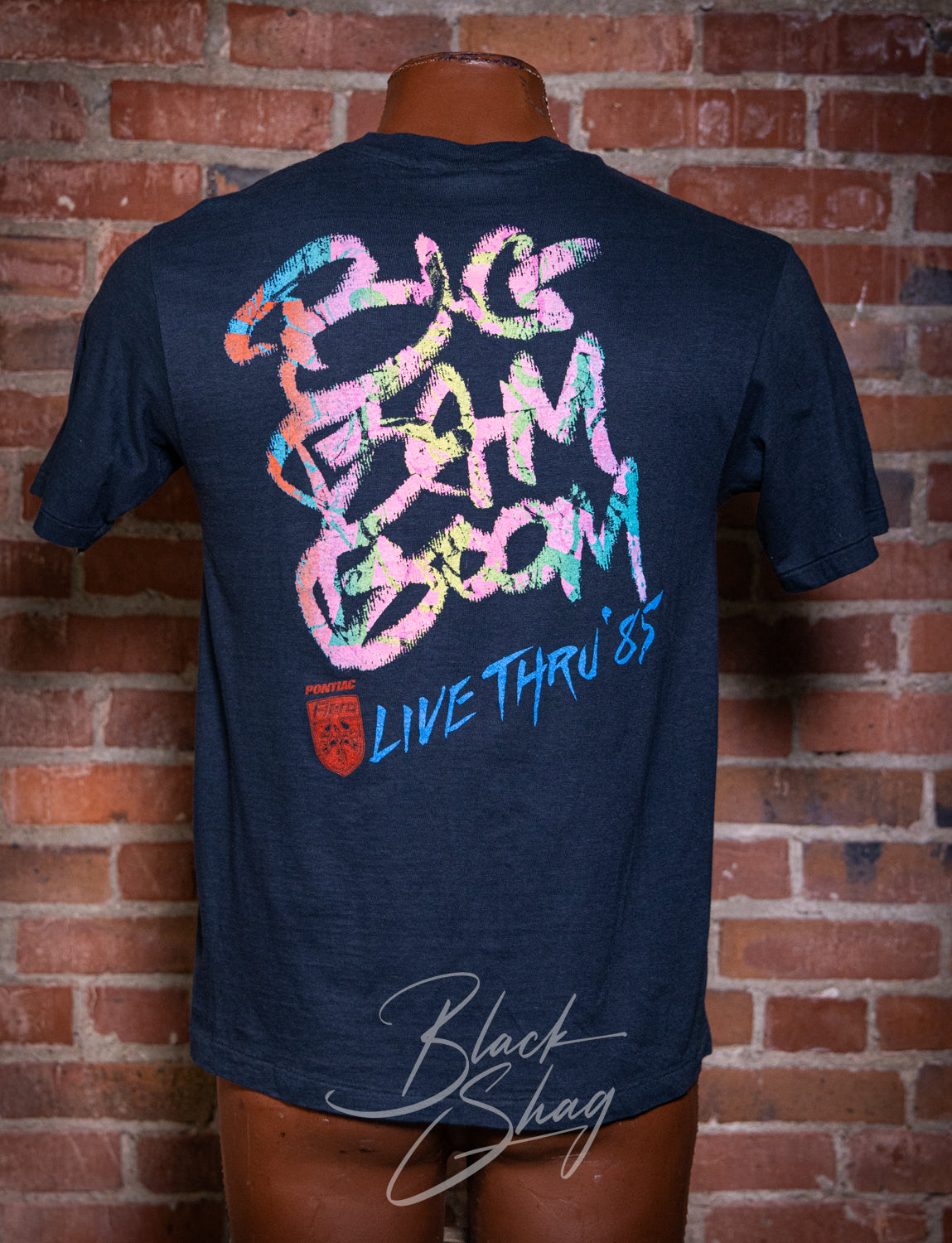Vintage 1985 Hall and Oats Big Bam Boom Concert T Shirt Large