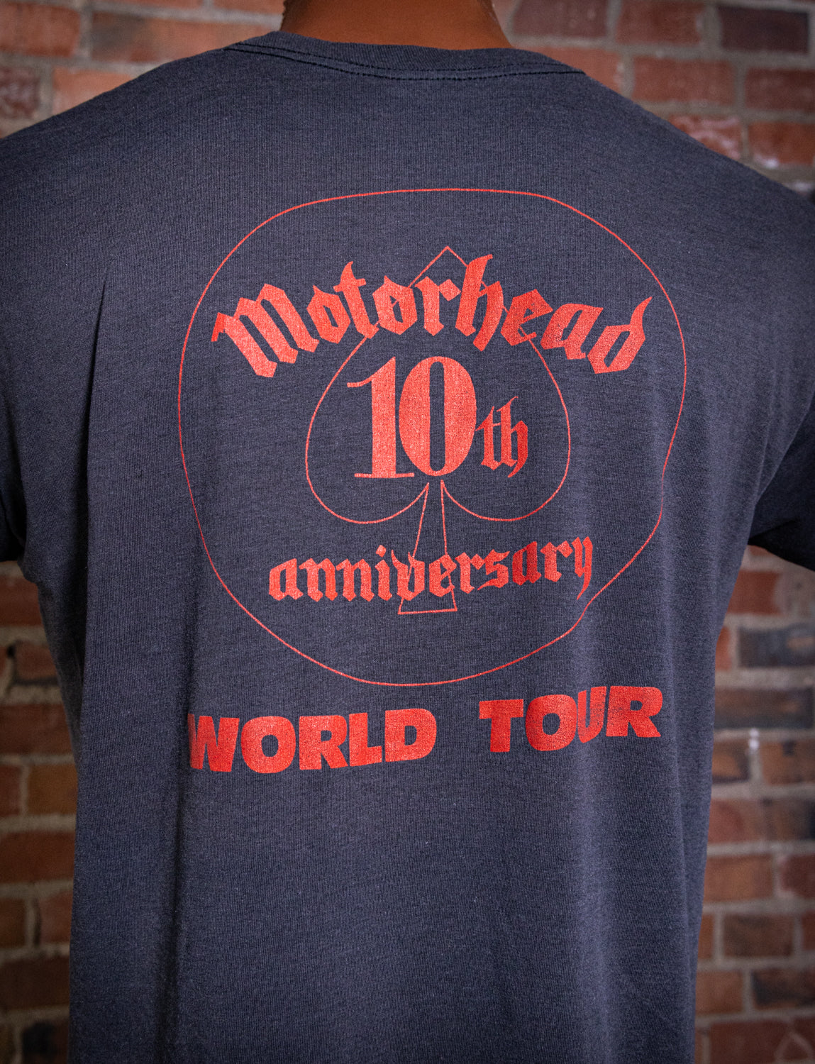 Vintage 1985 Motörhead 10th Anniversary Concert T Shirt Large