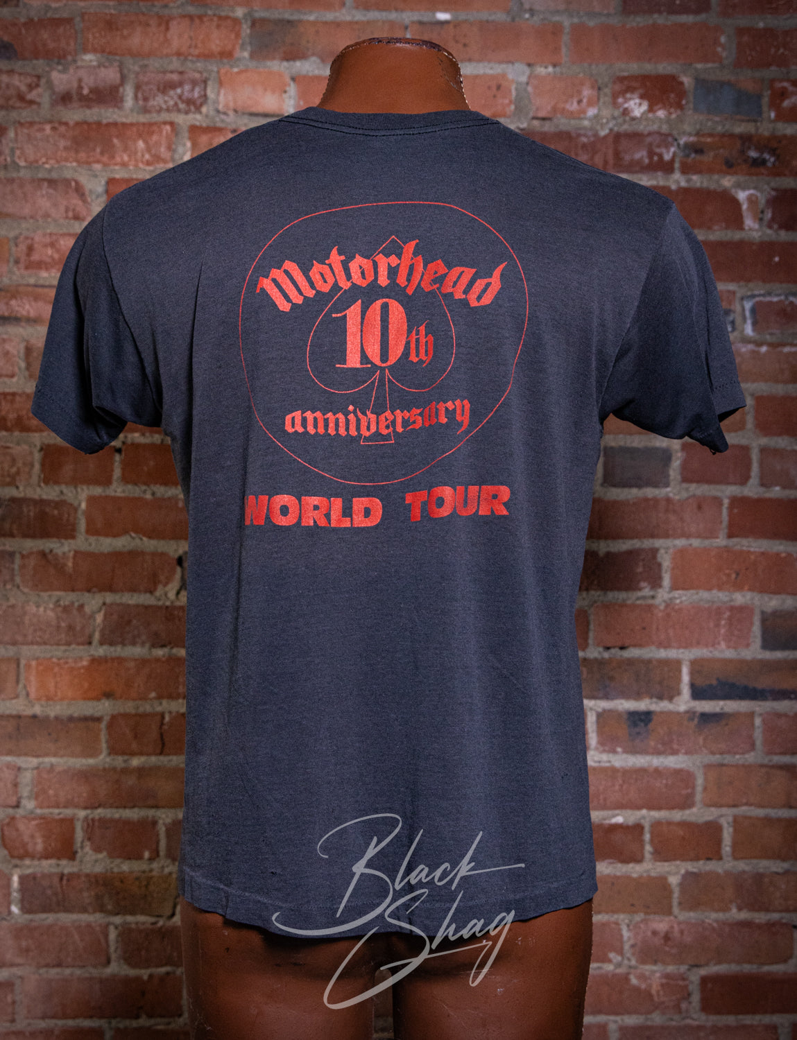 Vintage 1985 Motörhead 10th Anniversary Concert T Shirt Large