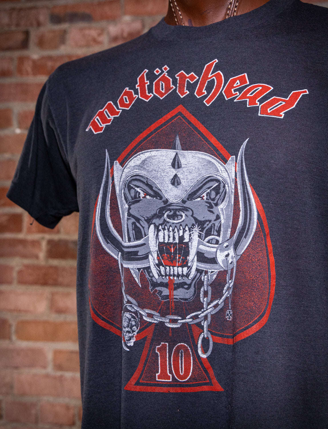Vintage 1985 Motörhead 10th Anniversary Concert T Shirt Large