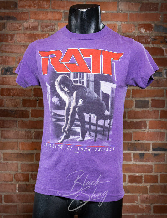 Vintage 1985 Ratt Invasion of Your Privacy Concert T Shirt XS