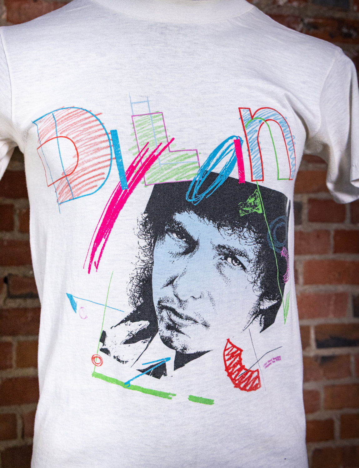 Vintage 1986 Bob Dylan & Tom Petty Confessions Tour Concert T Shirt Small