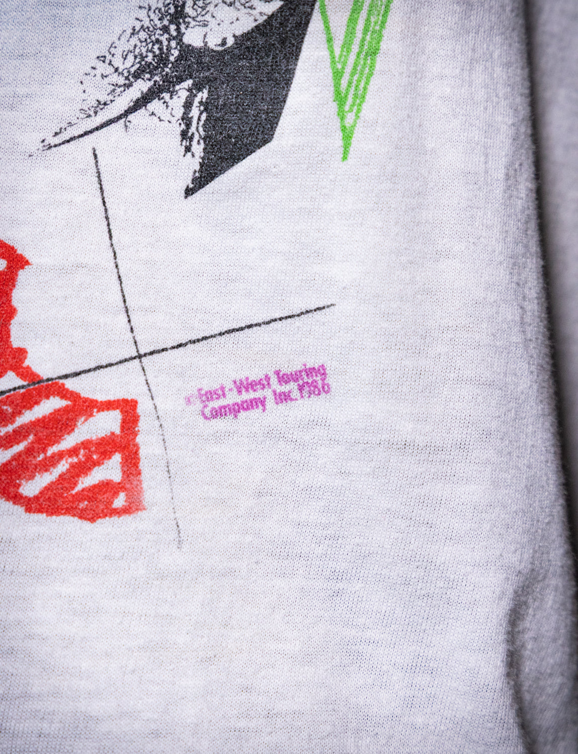Vintage 1986 Bob Dylan & Tom Petty Confessions Tour Concert T Shirt Small