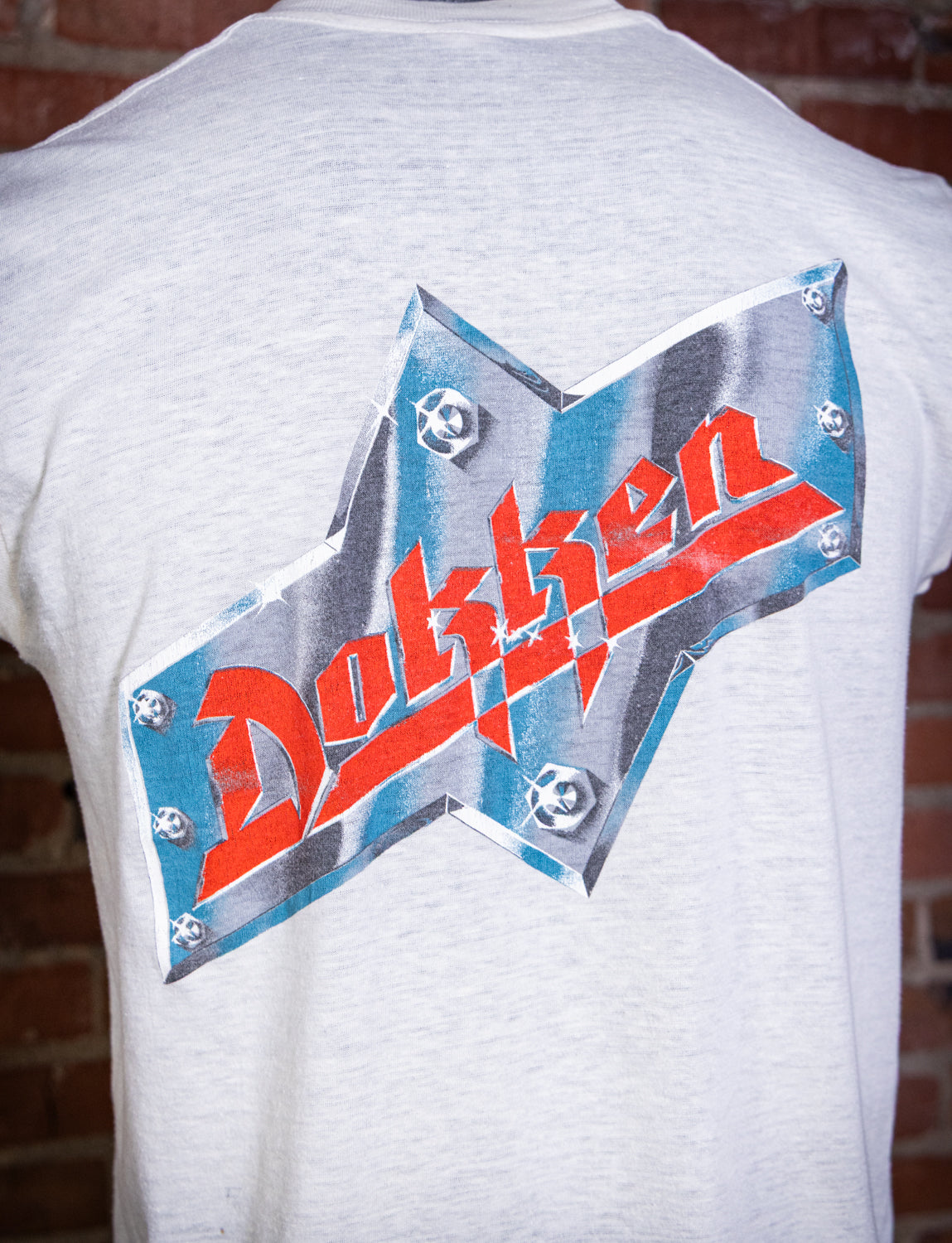 Vintage 1986 Dokken Band Member Muscle Concert T Shirt Medium