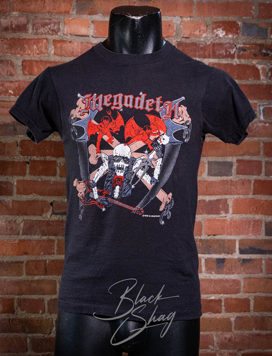 Vintage 1986 Megadeth Having a Peace Tour Concert T Shirt Small