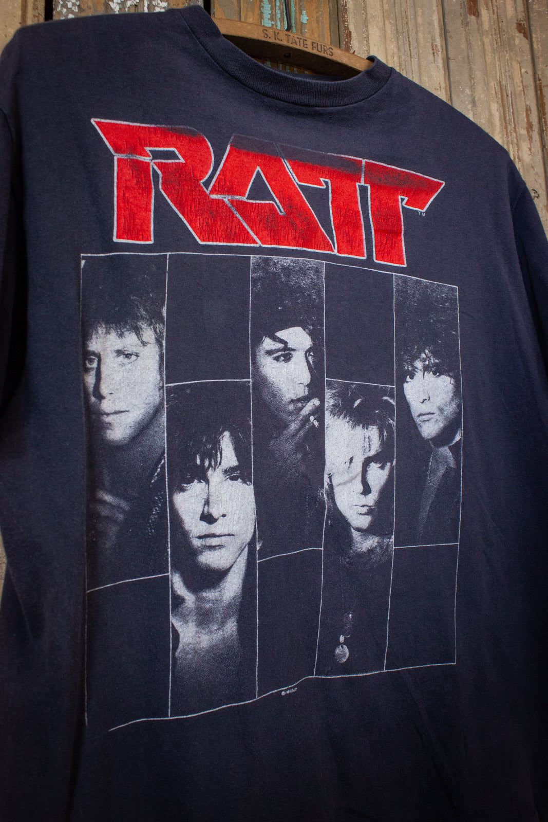 Vintage 1987 Ratt Dancing Under Cover World Tour Concert T Shirt XL