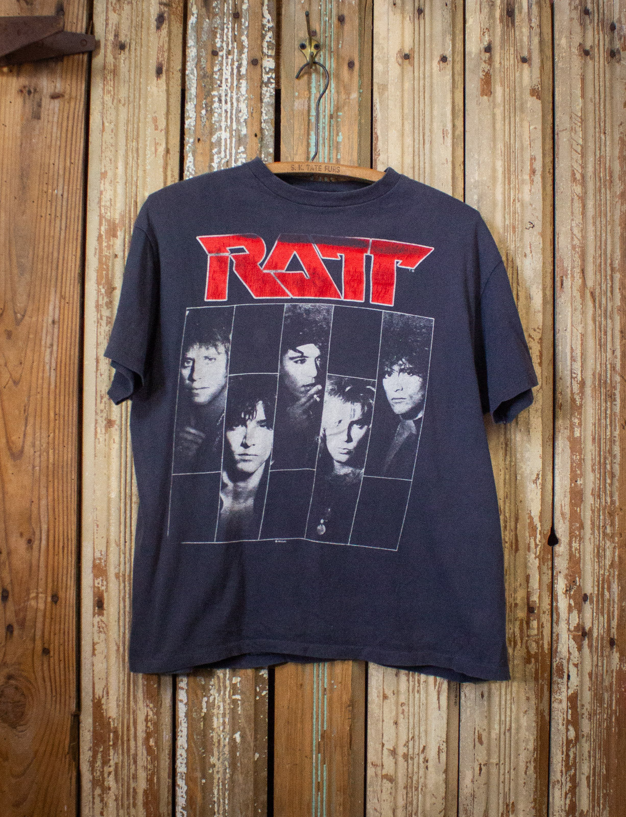 Vintage 1987 Ratt Dancing Under Cover World Tour Concert T Shirt XL