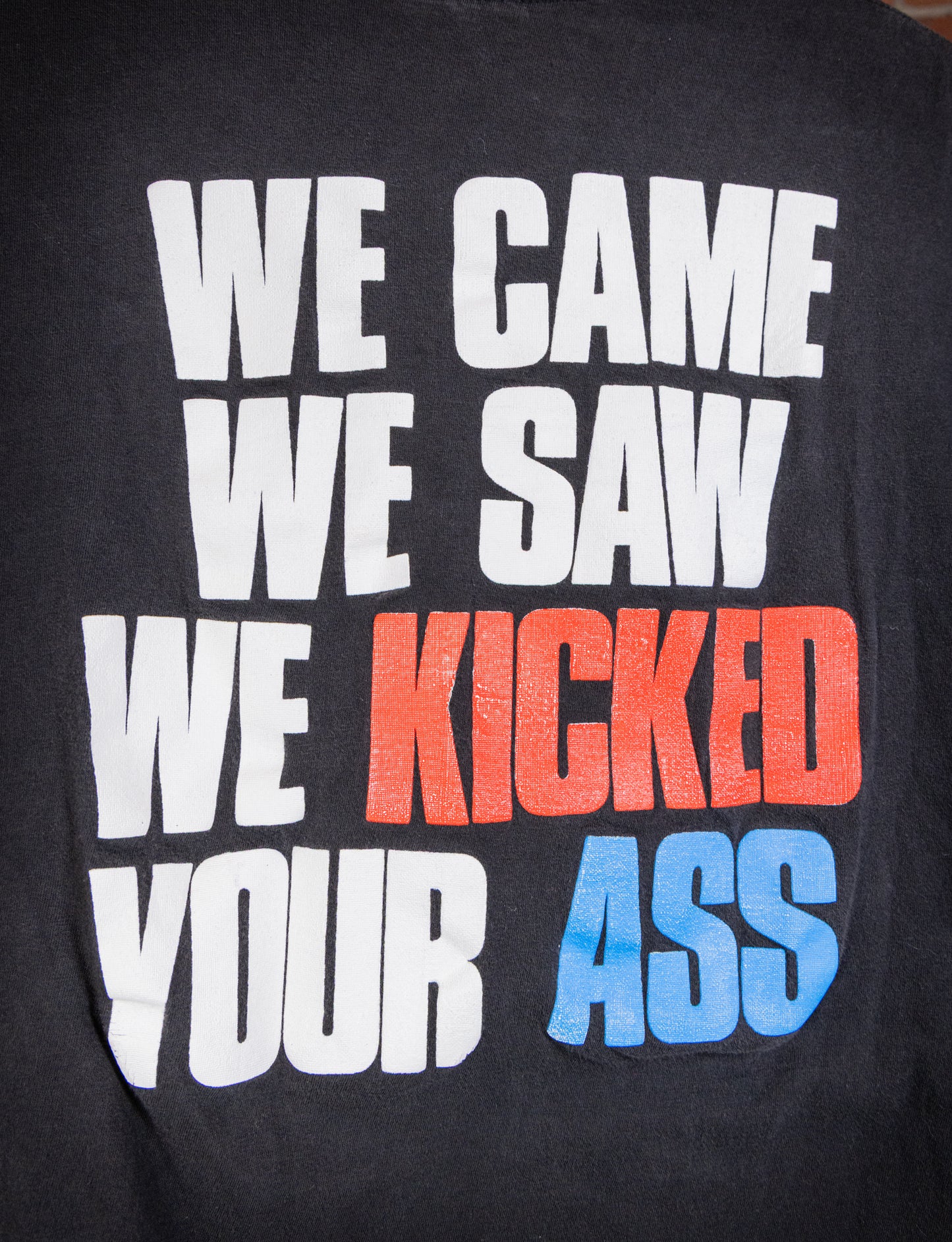 Vintage 1987 Bon Jovi We Kicked Your Ass Concert T Shirt Medium