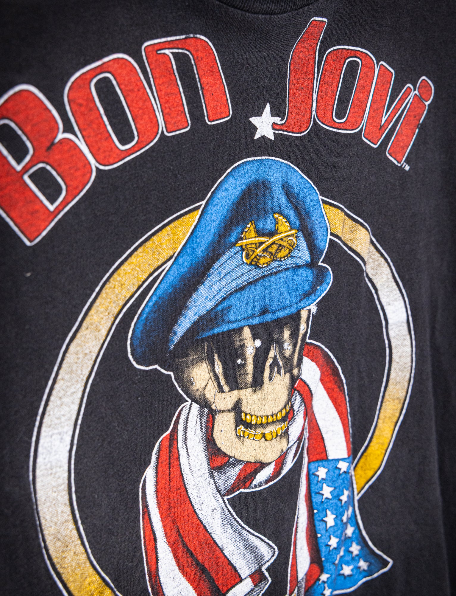 Vintage 1987 Bon Jovi We Kicked Your Ass Concert T Shirt Medium