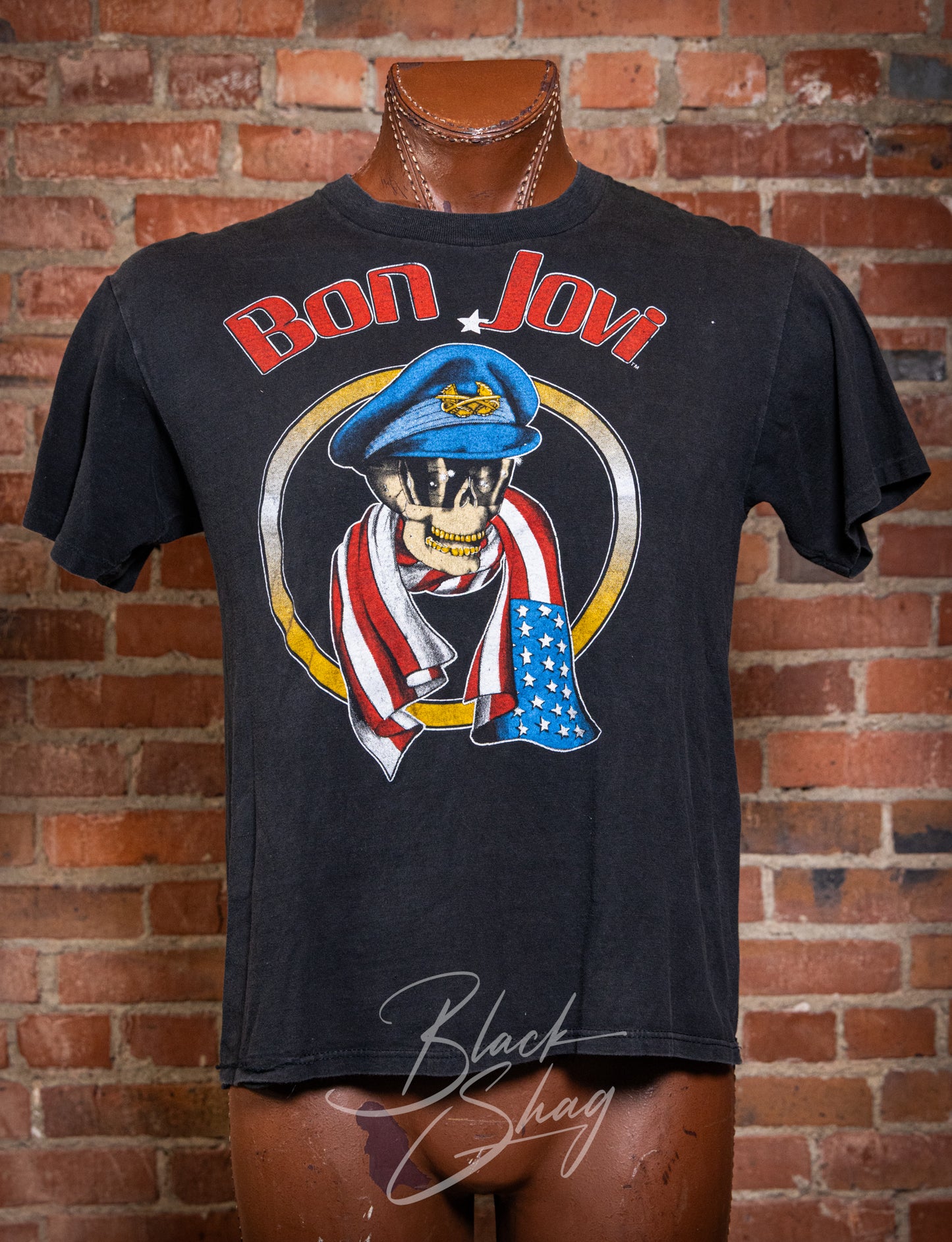 Vintage 1987 Bon Jovi We Kicked Your Ass Concert T Shirt Medium