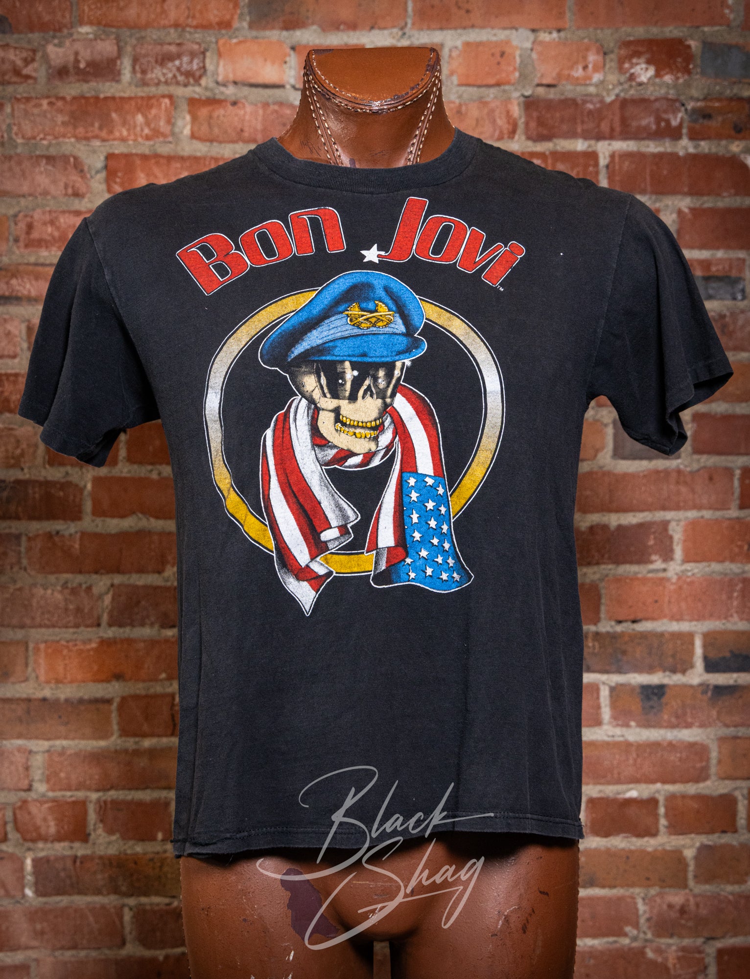 Vintage 1987 Bon Jovi We Kicked Your Ass Concert T Shirt Medium