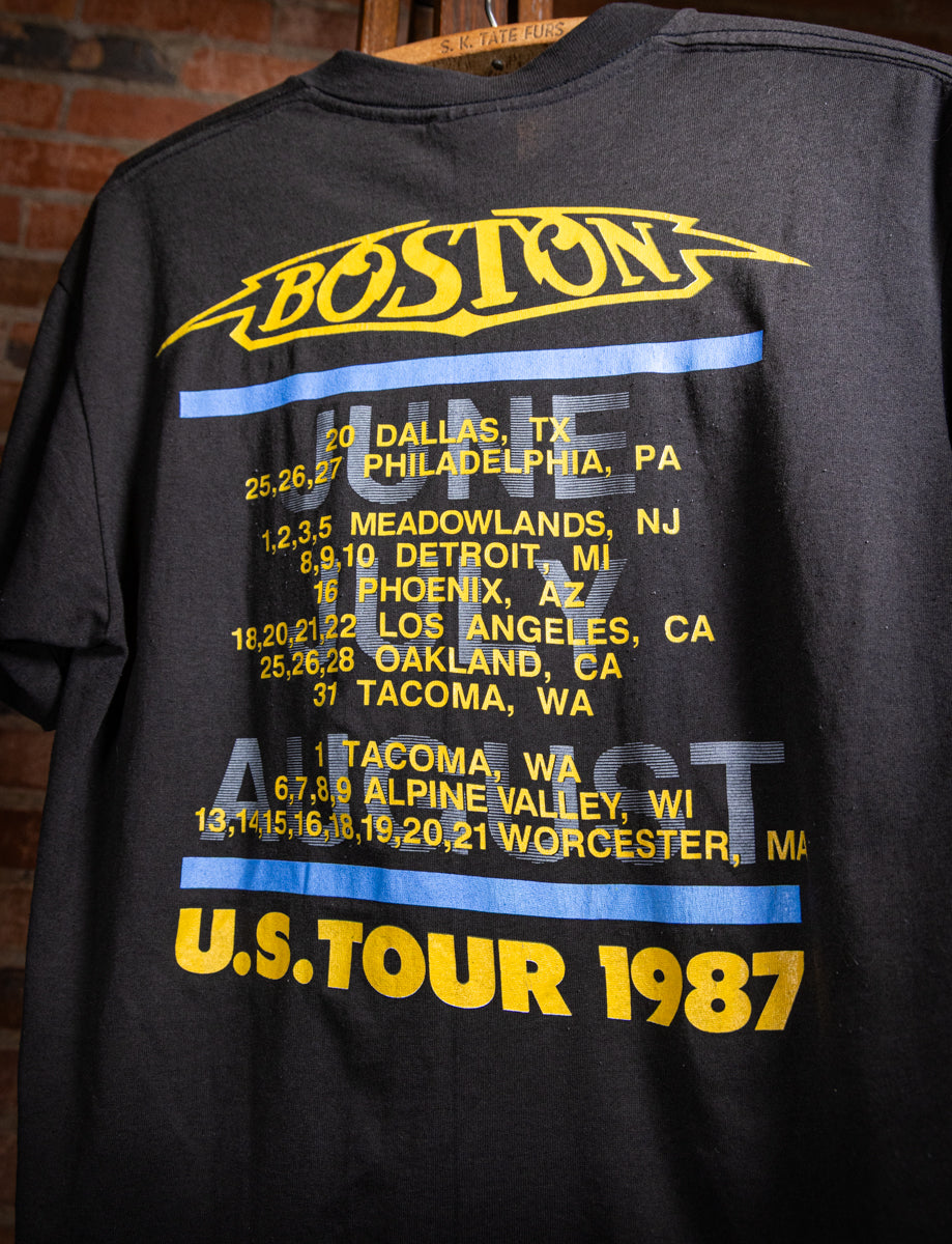 Vintage 1987 Boston US Tour Concert T Shirt Medium