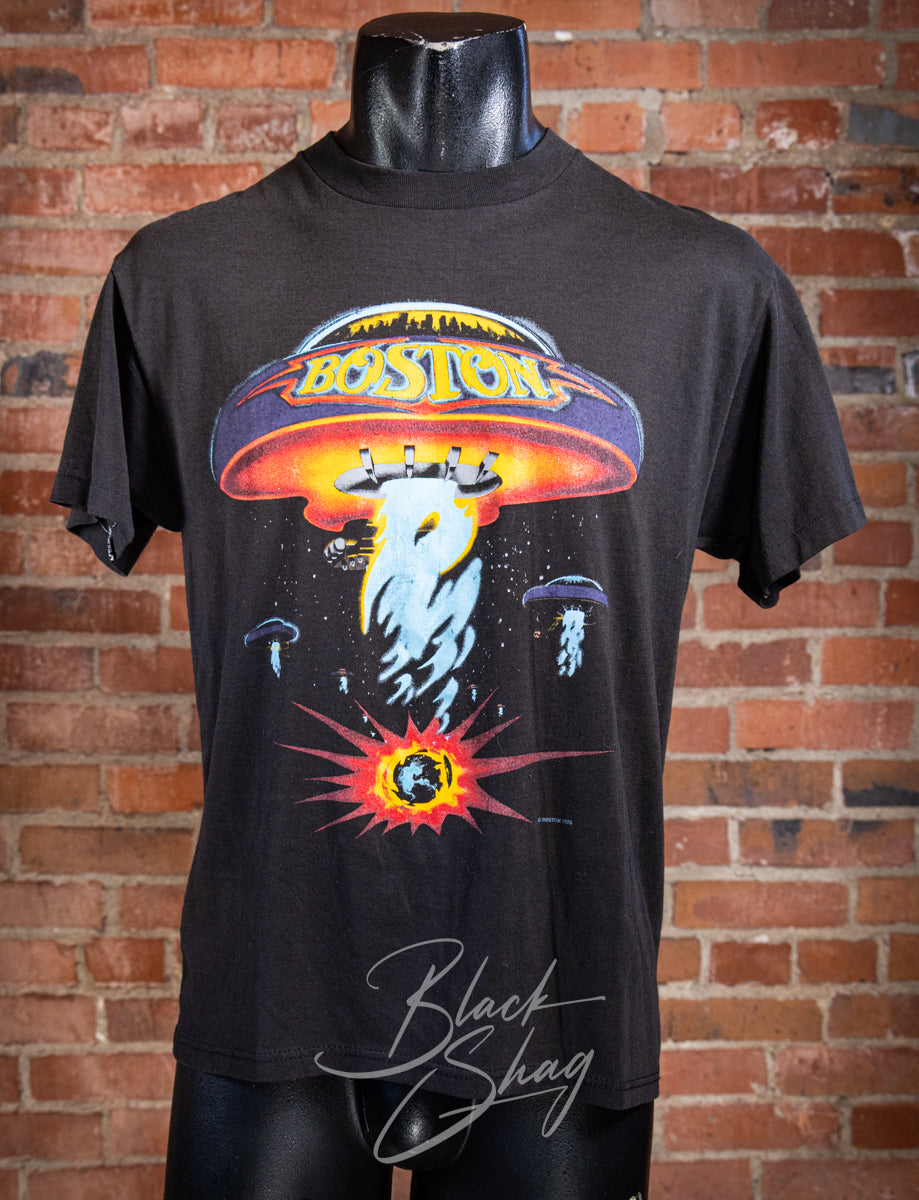 Vintage 1987 Boston US Tour Concert T Shirt Medium