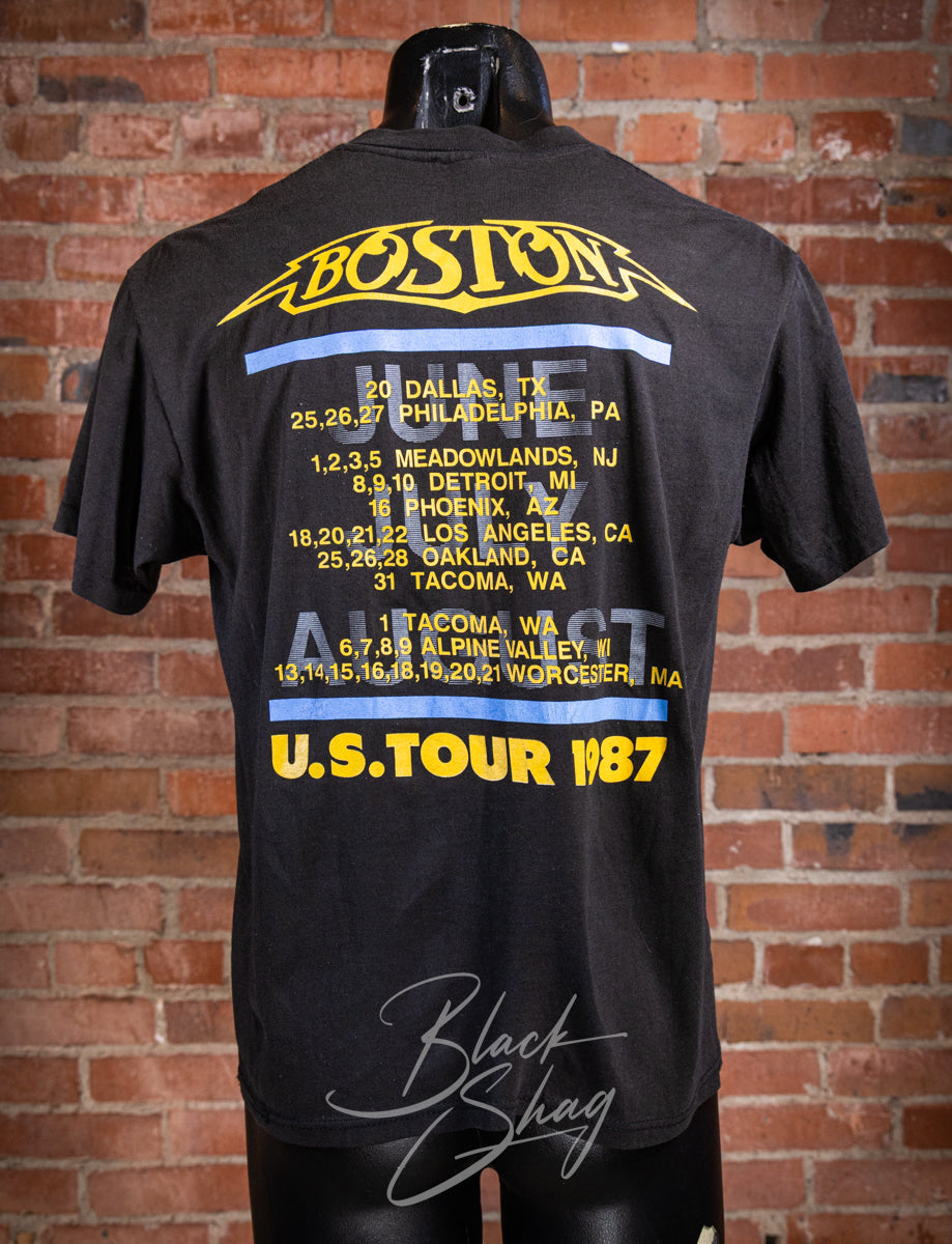 Vintage 1987 Boston US Tour Concert T Shirt Medium