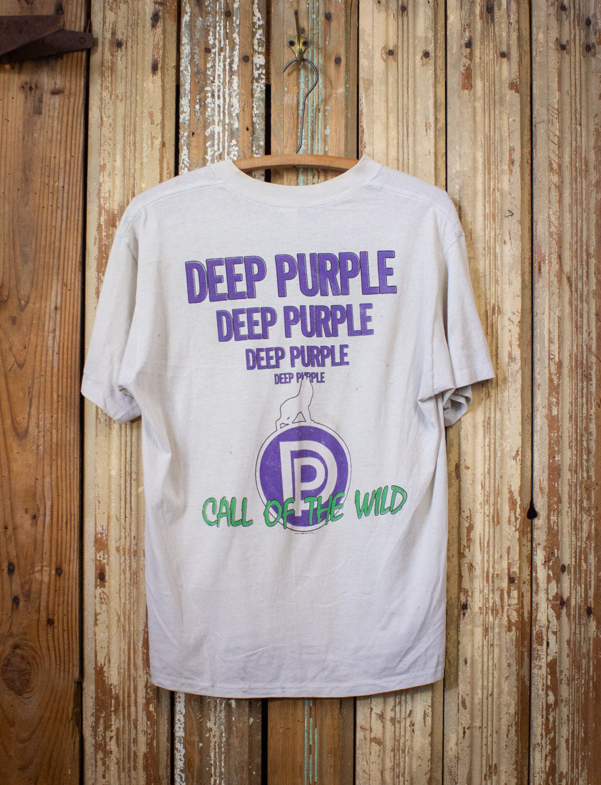 Vintage 1987 Deep Purple Call of The Wild Concert T Shirt L