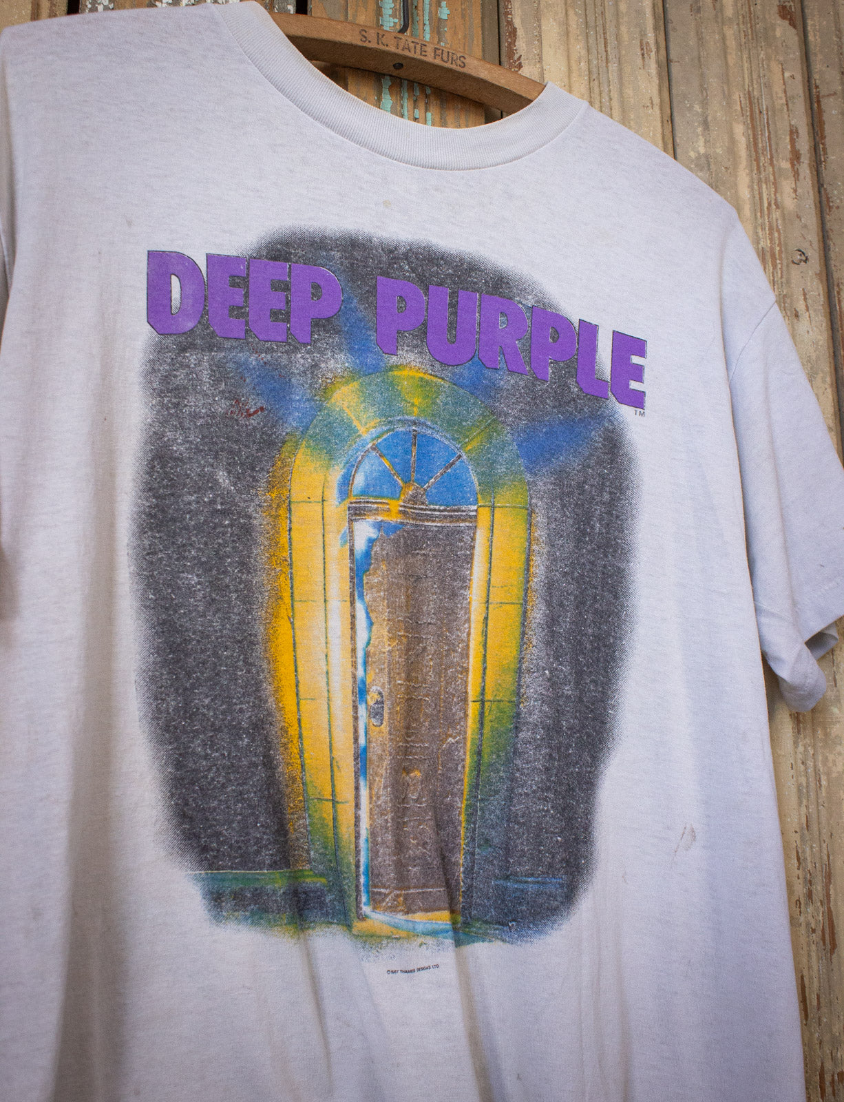 Vintage 1987 Deep Purple Call Of the Wild Concert T Shirt XL