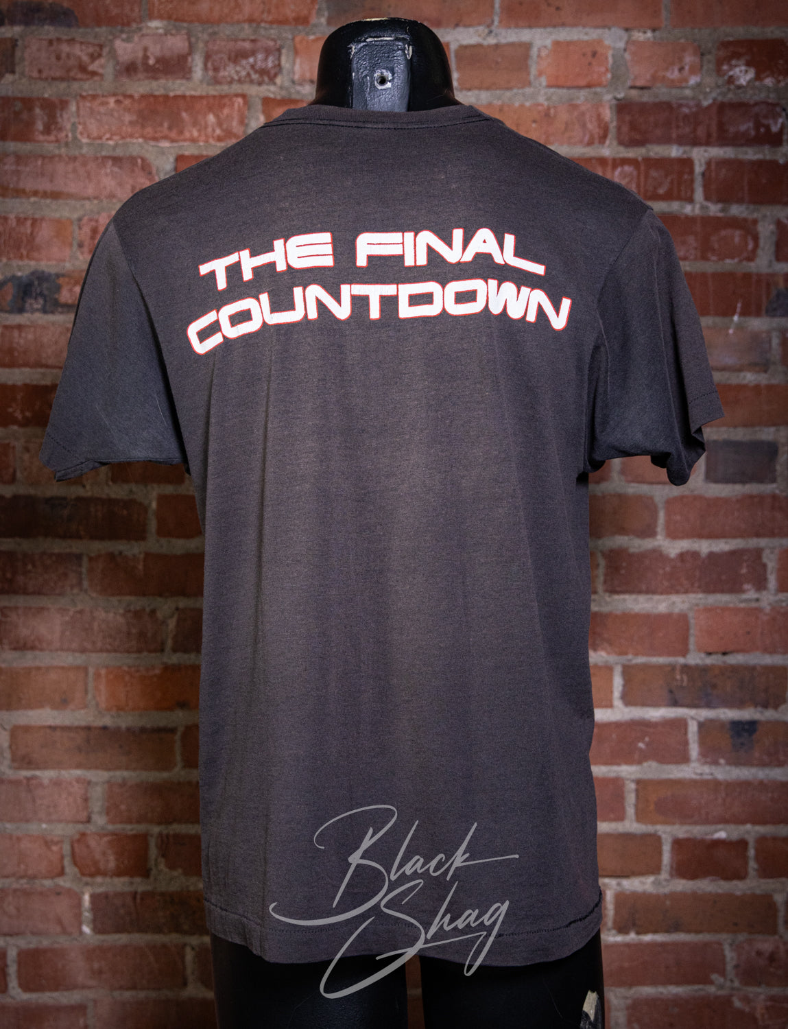 Vintage 1987 Europe The Final Countdown Concert T Shirt Medium