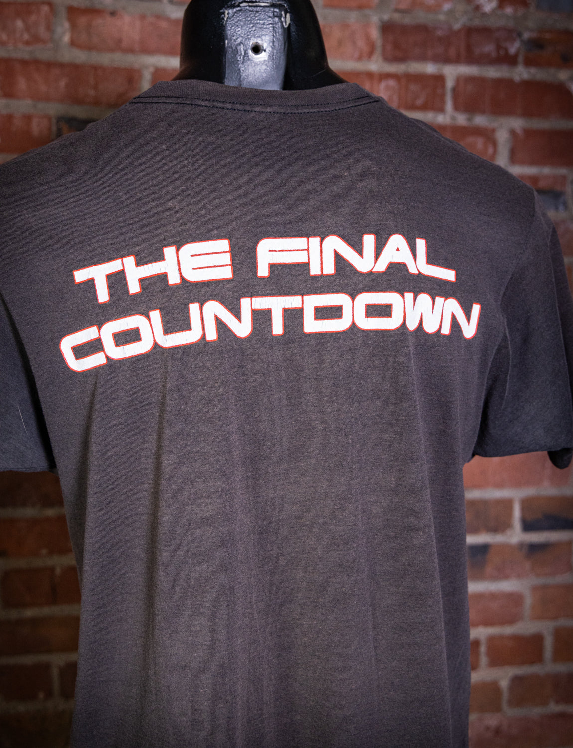 Vintage 1987 Europe The Final Countdown Concert T Shirt Medium