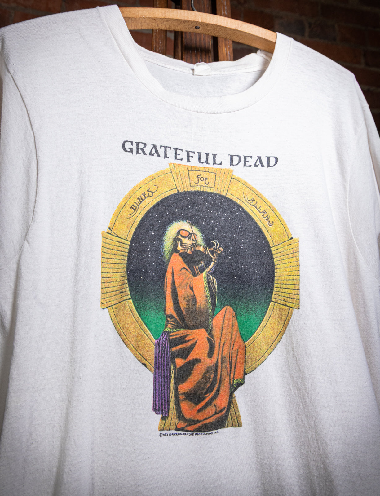 Vintage 1987 Grateful Dead Blues for Allah Concert T Shirt Medium