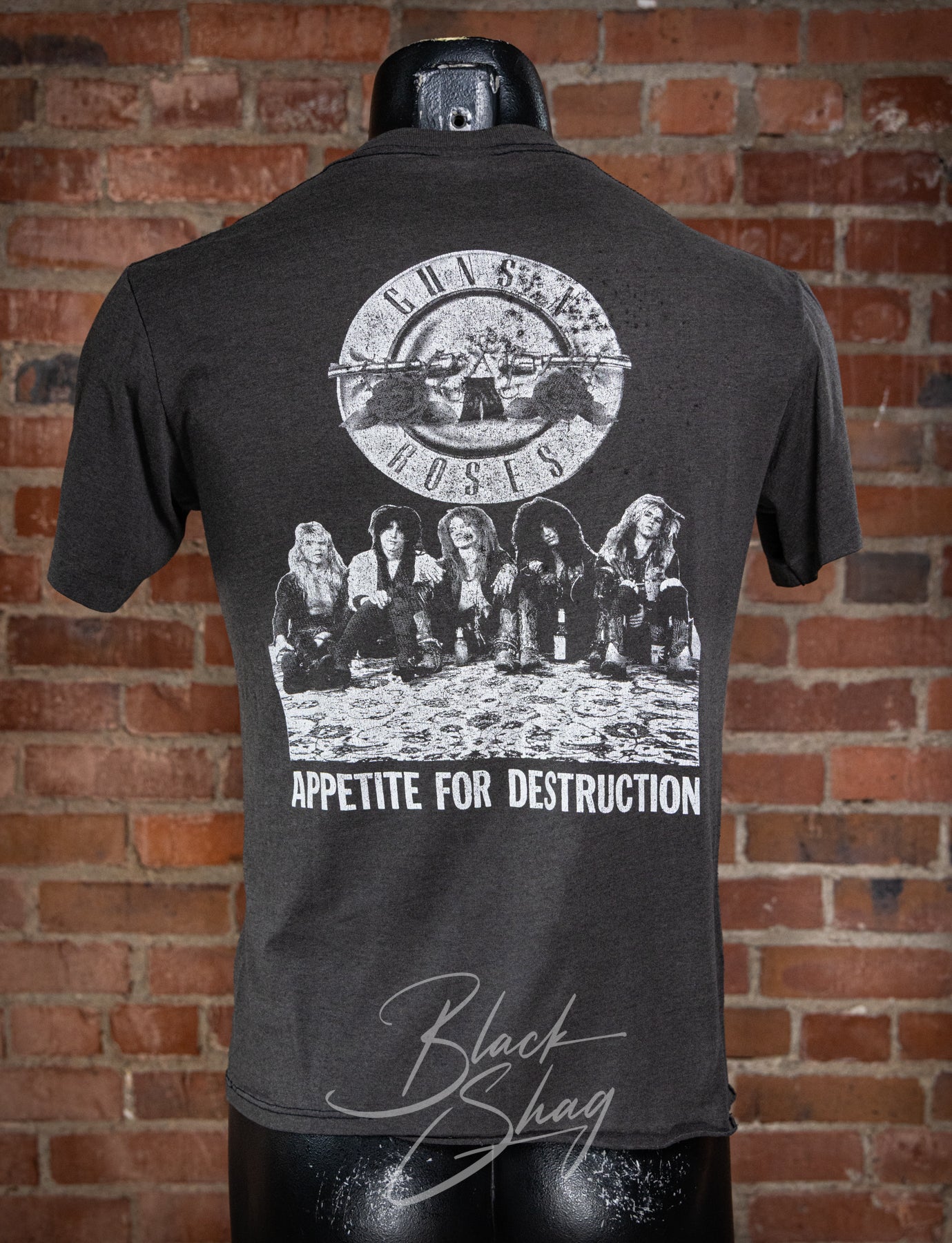 Vintage 1987 Guns N' Roses Appetite For Destruction Concert T Shirt