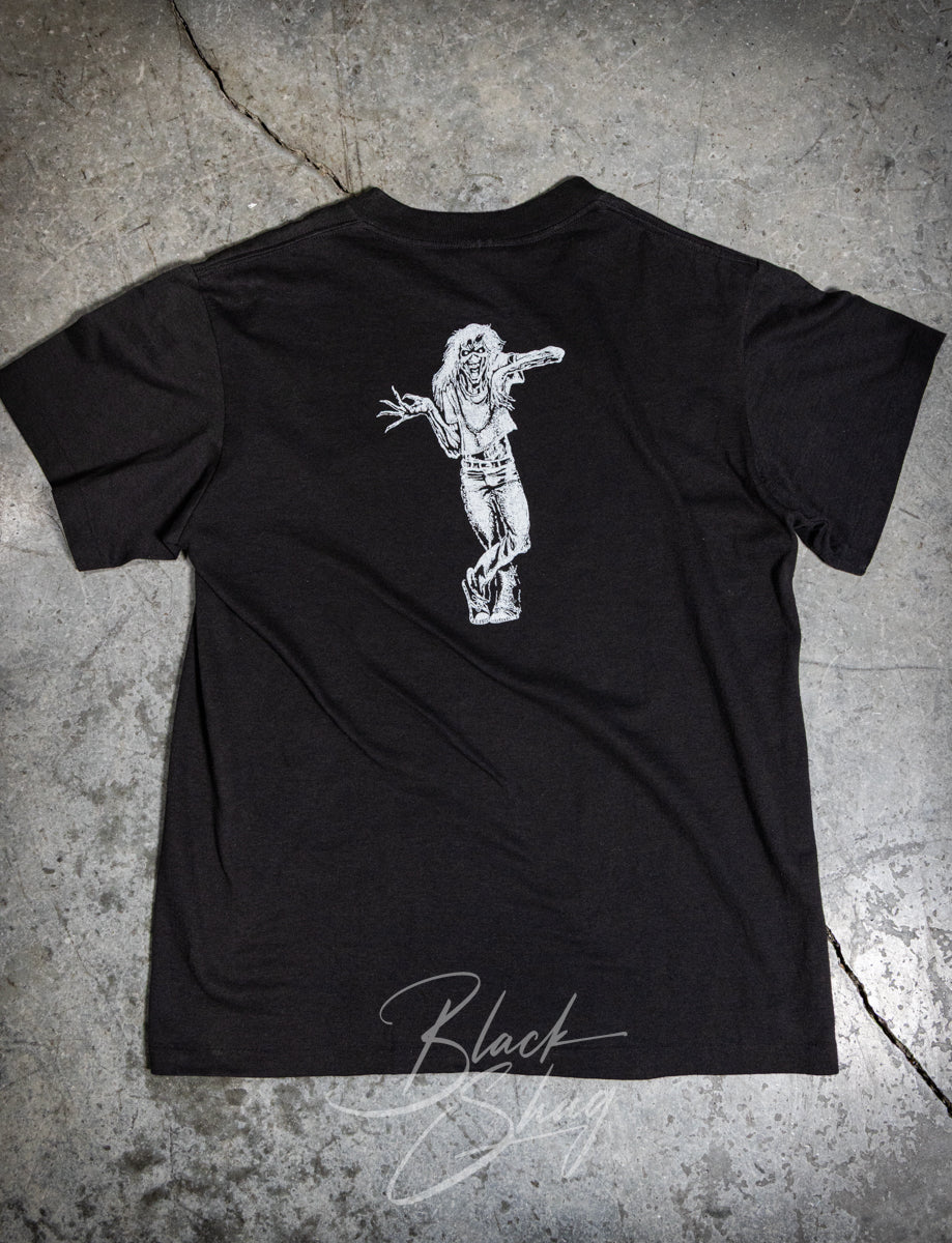 IRON MAIDEN LIVE AFTER DEATH Tシャツ L黒 正規品 Vintage 1987 Iron Maiden Live After Death Concert T Shirt Small