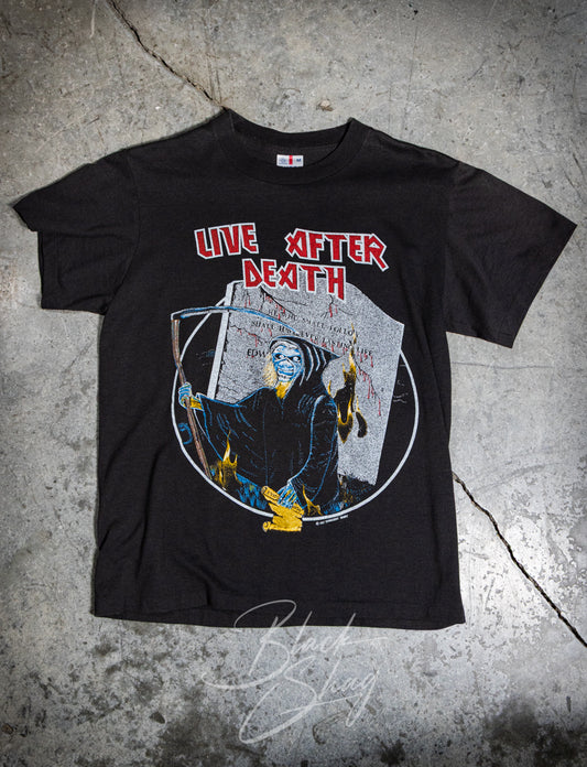 Vintage 1987 Iron Maiden Live After Death Concert T Shirt Small