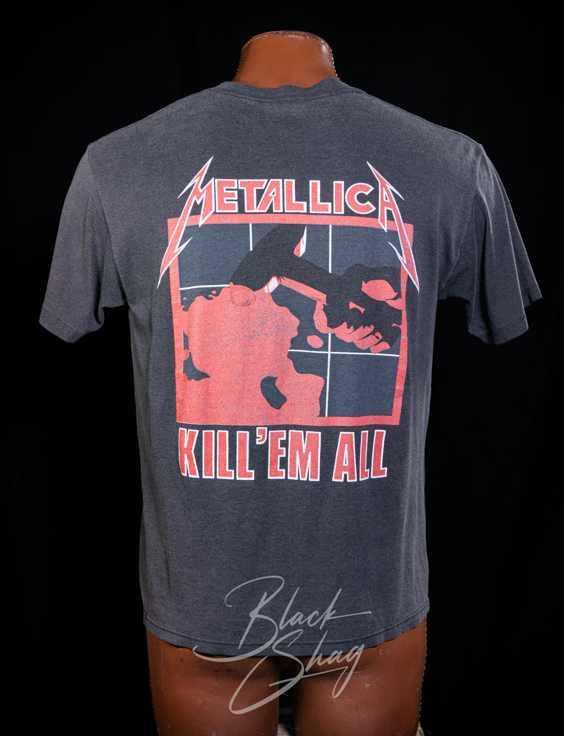 Vintage 1987 Metallica Kill 'Em All Concert T Shirt Large