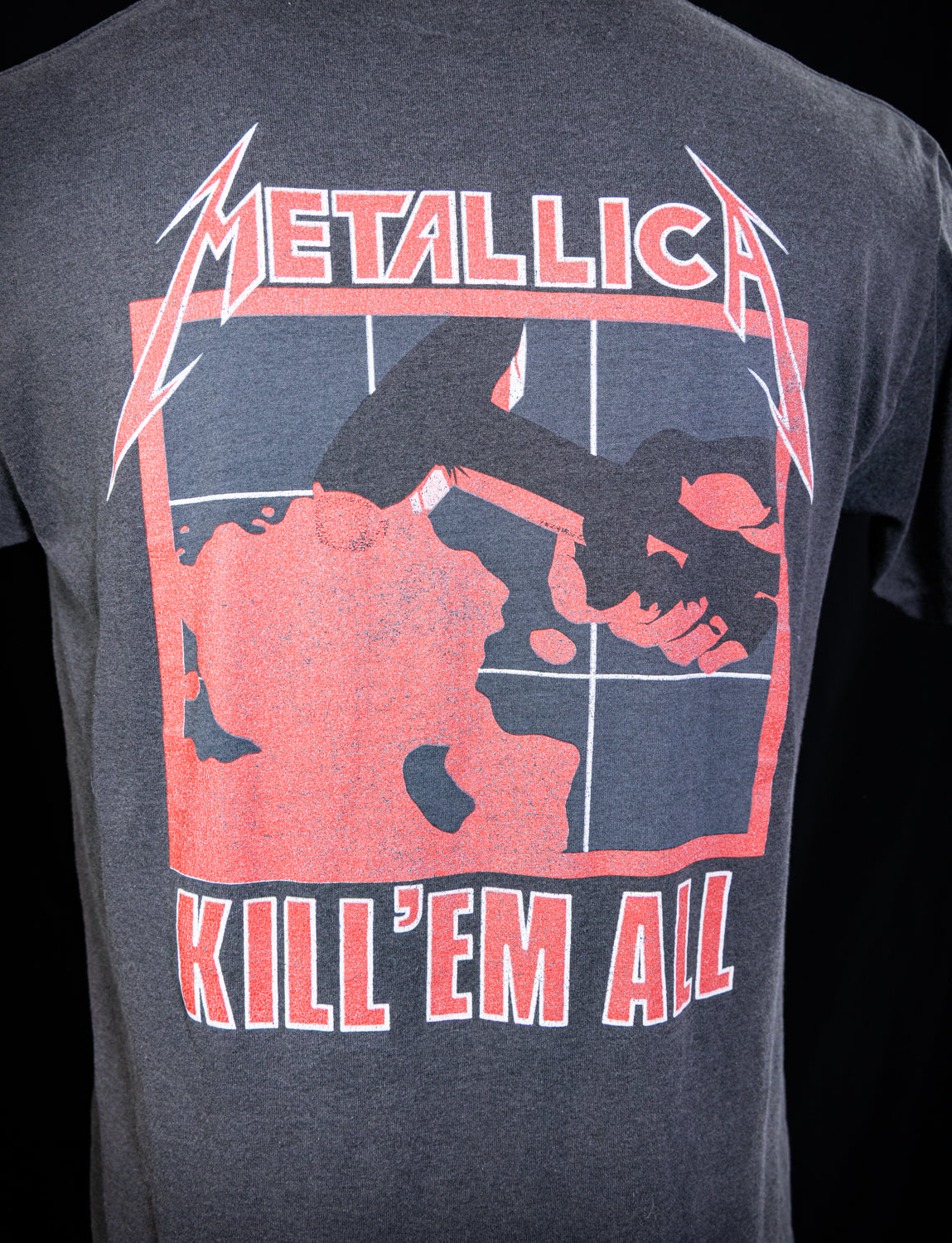 Vintage 1987 Metallica Kill 'Em All Concert T Shirt Large