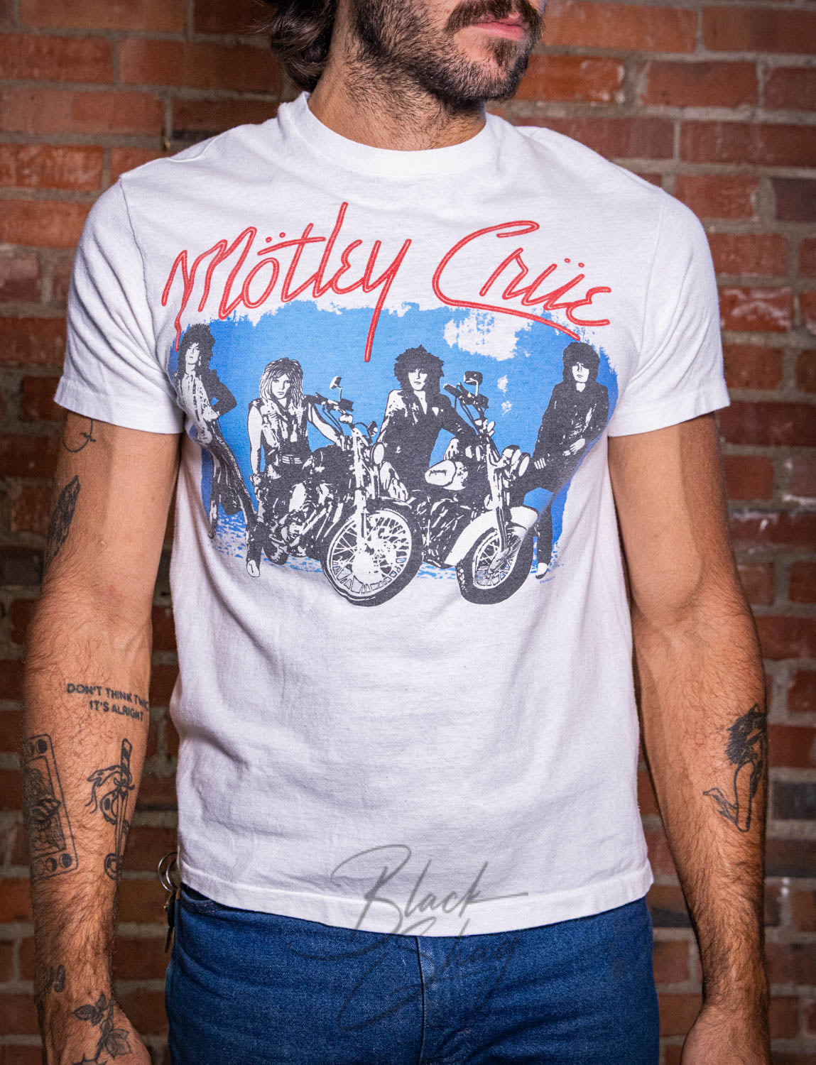 Vintage 1987 Mötley Crüe Girls Girls Girls Concert T Shirt Medium
