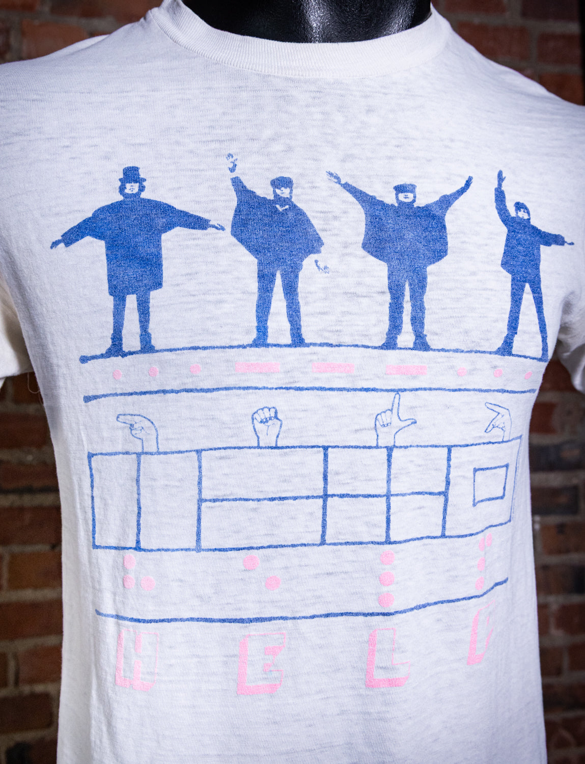 Vintage 1987 The Beatles Help T Shirt Small