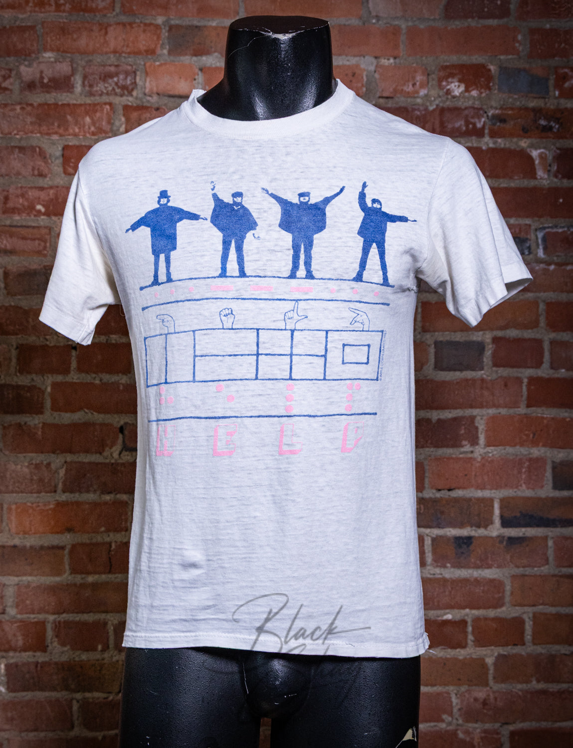 Vintage 1987 The Beatles Help T Shirt Small