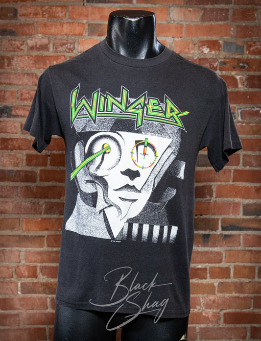 Vintage 1988/89 Winger Too Tuff To Tame Concert T Shirt Medium