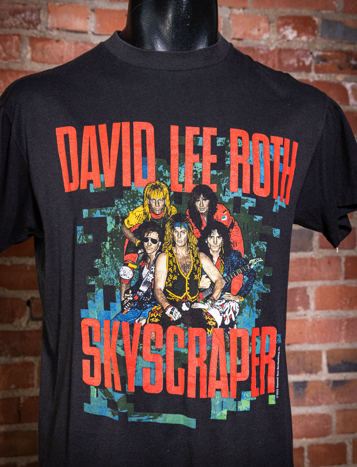 Vintage 1988 David Lee Roth Skyscraper Concert T Shirt Medium