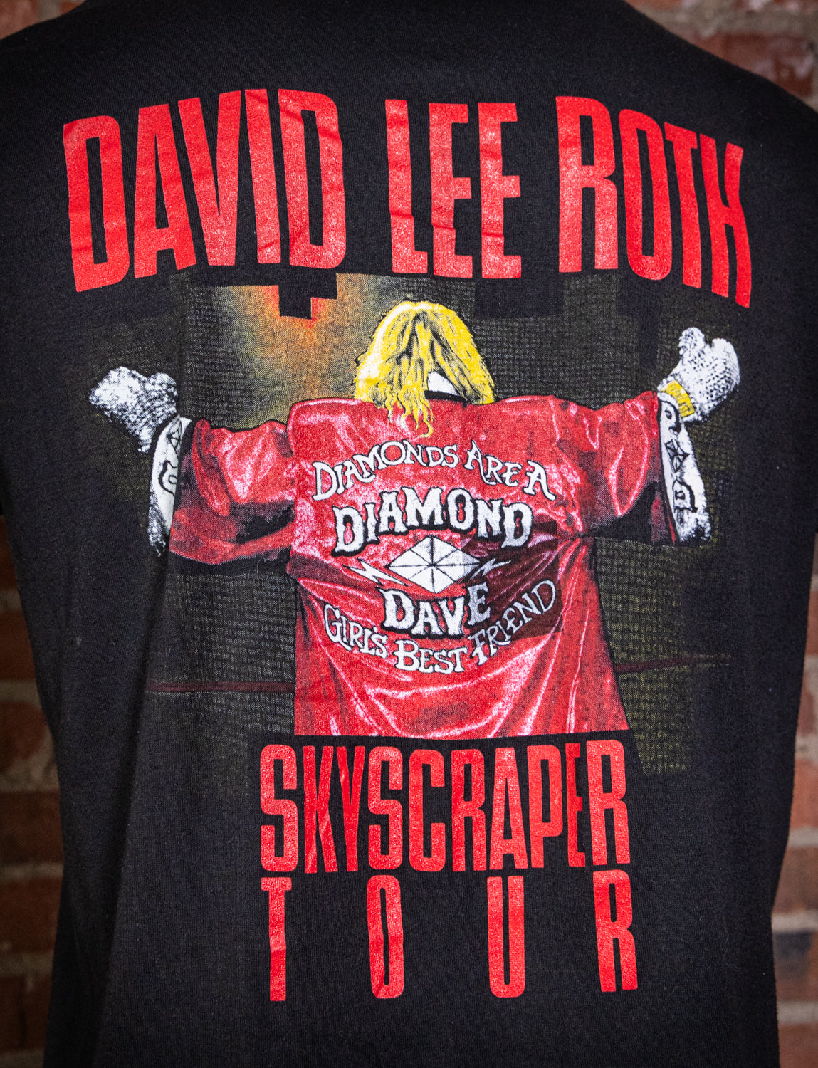 Vintage 1988 David Lee Roth Skyscraper Concert T Shirt Medium