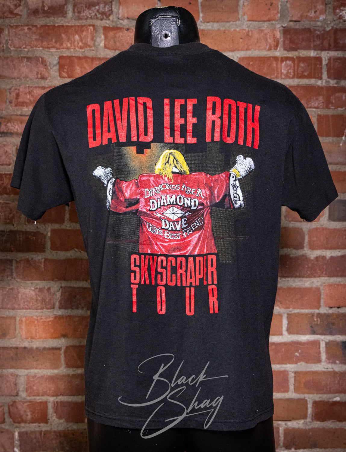 Vintage 1988 David Lee Roth Skyscraper Concert T Shirt Medium