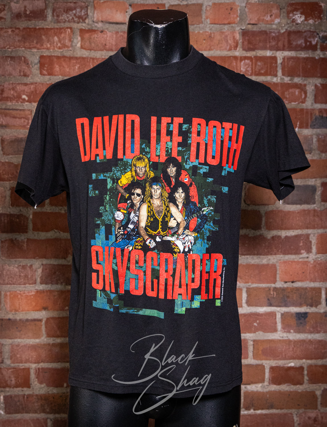 Vintage 1988 David Lee Roth Skyscraper Concert T Shirt Medium