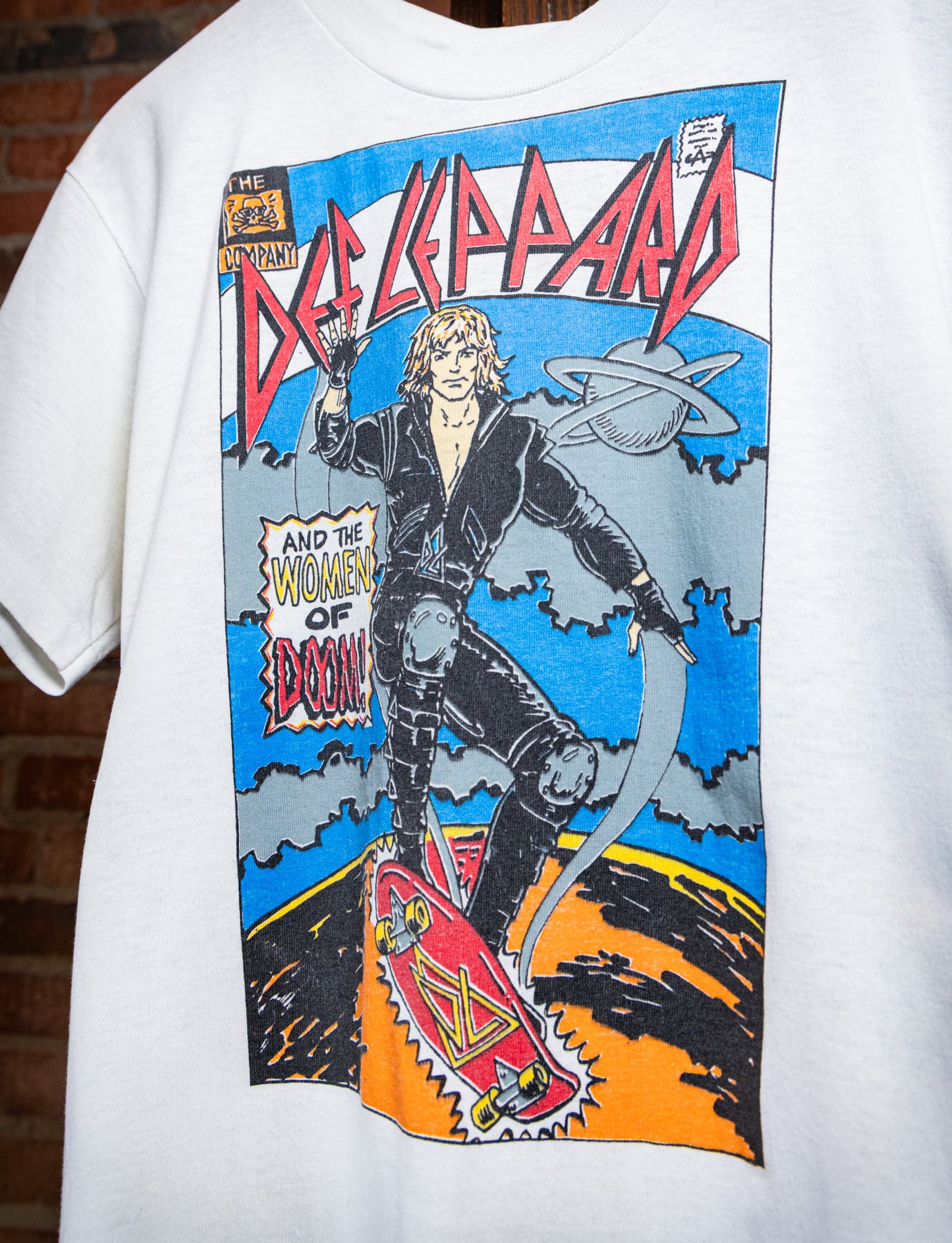 Vintage 1988 Def Leppard Women of Doom Concert T Shirt Medium