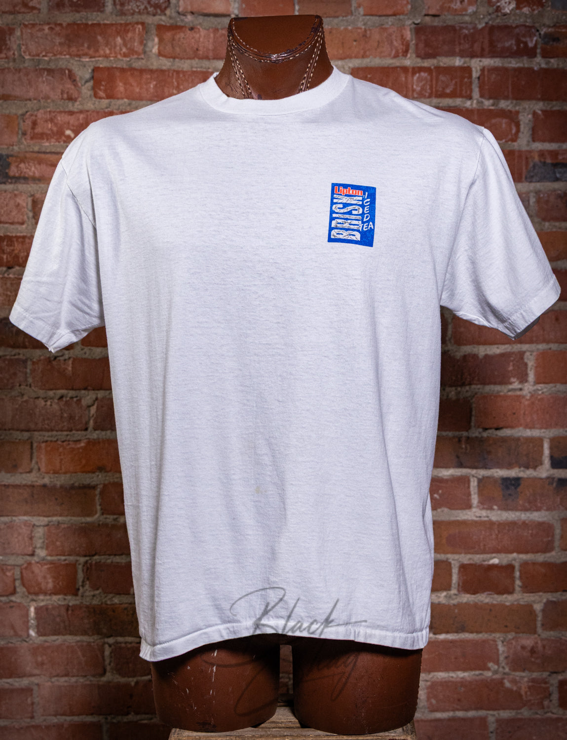 Vintage 1988 Bruce Willis Die Hard Lipton Brisk Graphic T Shirt XL 