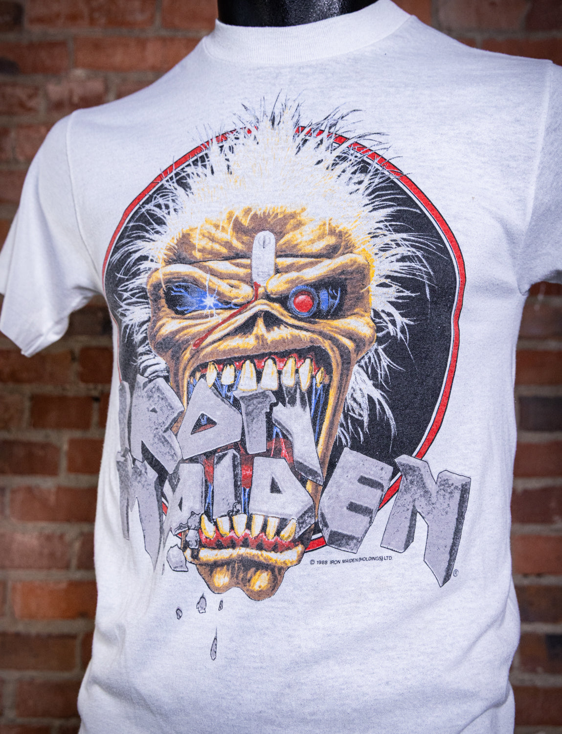 Vintage 1988 Iron Maiden Seventh Son of a Seventh Son Concert T Shirt Small