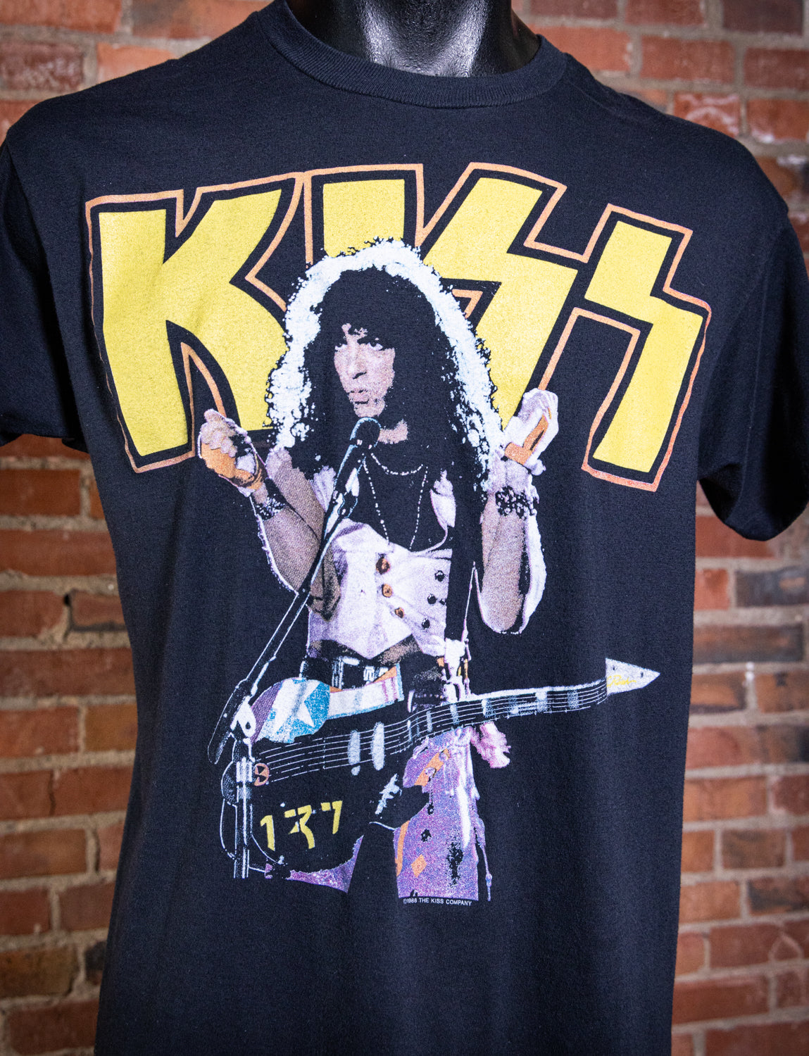 Vintage 1988 Kiss Paul Stanley Life is Like Sex Concert T Shirt Large