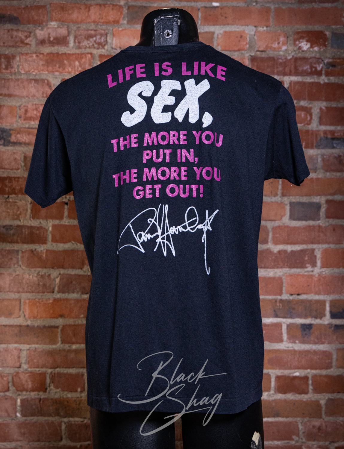 Vintage 1988 Kiss Paul Stanley Life is Like Sex Concert T Shirt Large