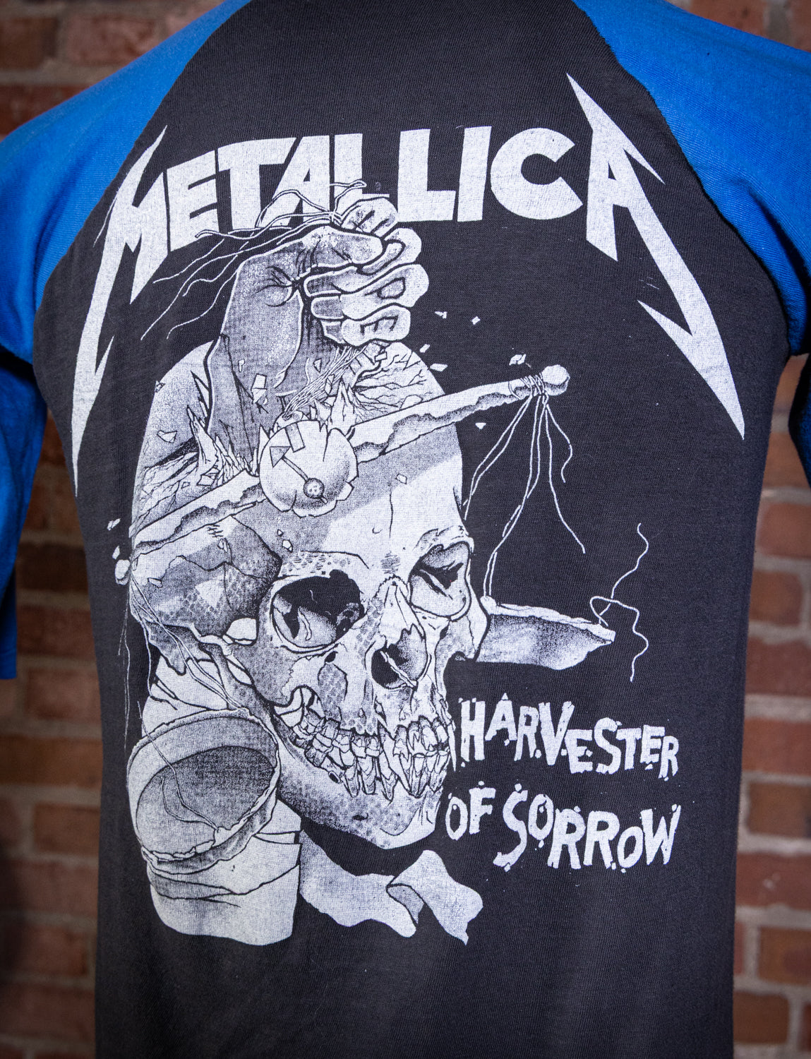 Vintage 1988 Metallica And Justice For All Parking Lot Raglan Concert T Shirt Small