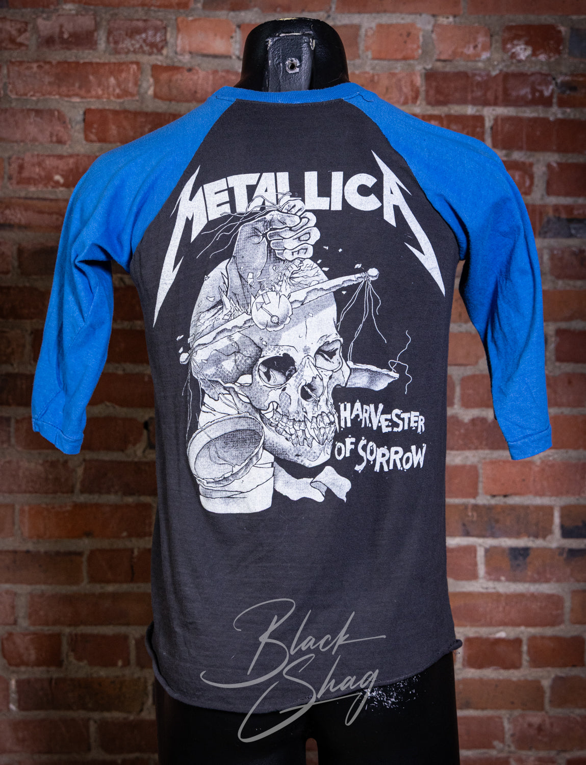 Vintage 1988 Metallica And Justice For All Parking Lot Raglan Concert T Shirt Small