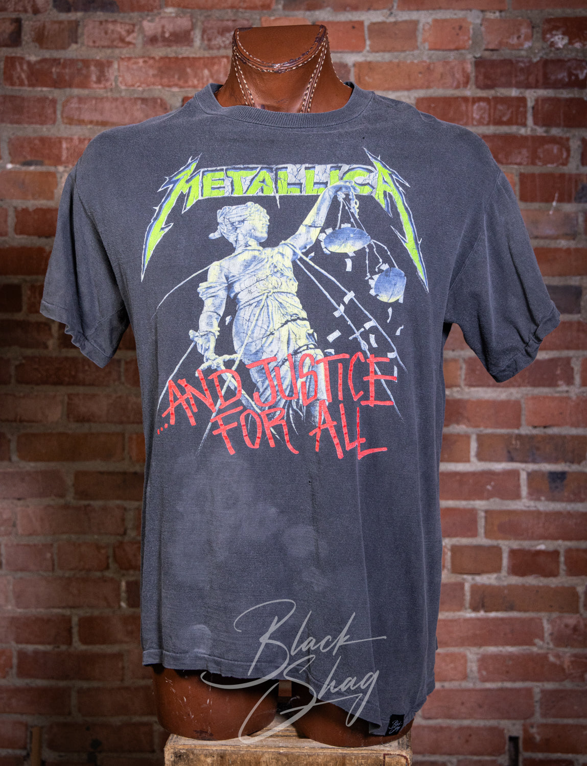 Vintage 1988 Metallica And Justice for All Concert T Shirt XL