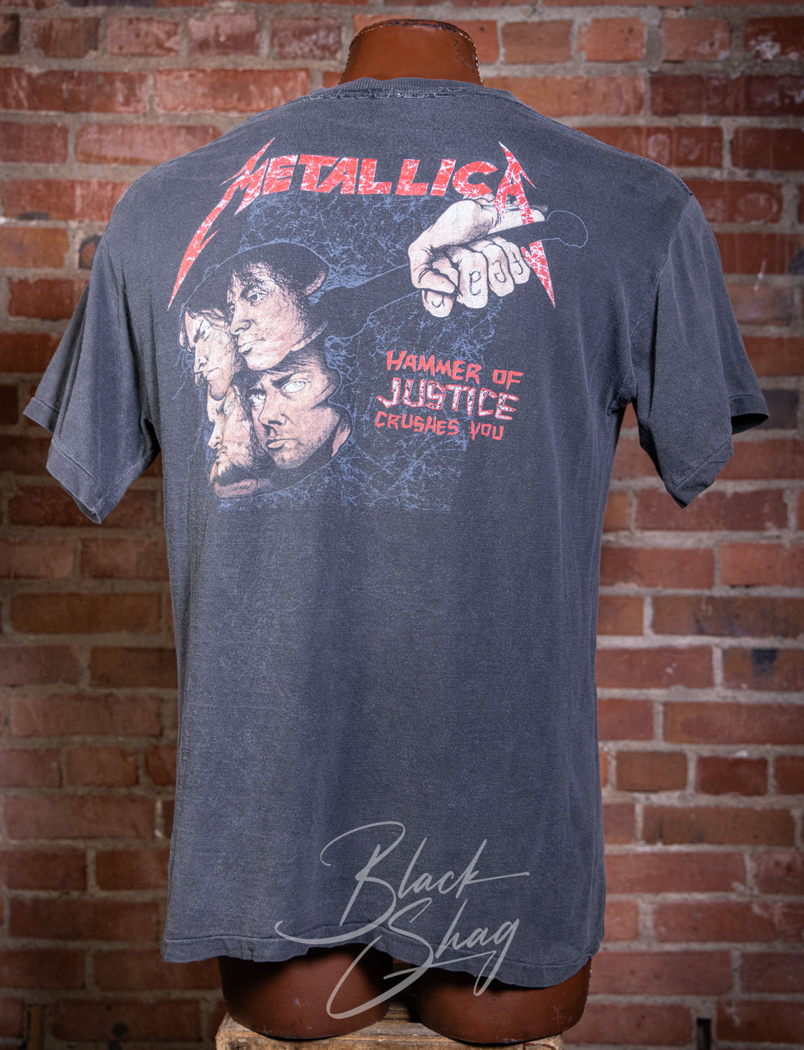 Vintage 1988 Metallica And Justice for All Concert T Shirt XL